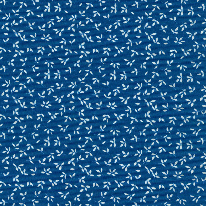 DAISY'S BLUEWORK NAVY LEAVES