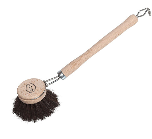 Gute Soft Horsehair Black Bristle Dish Brush