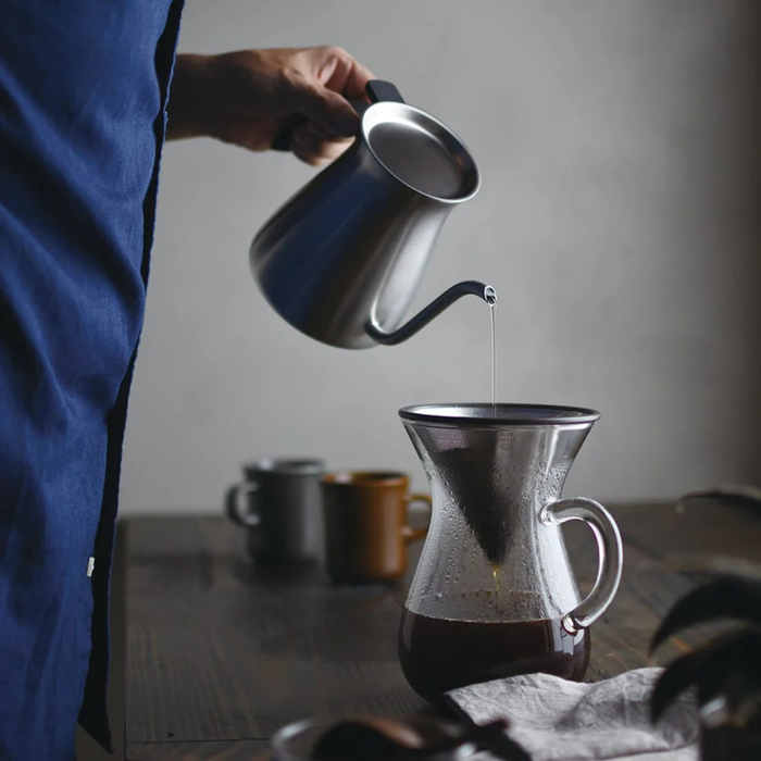 Kinto 300ml Carafe Coffee Set with Stainless Steel Filter Pour Over Coffee Maker
