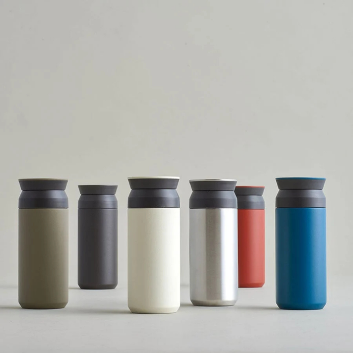 KINTO Travel Tumbler — Vacuum Insulated Stainless Steel Tumbler 350 ml (Sand Beige)