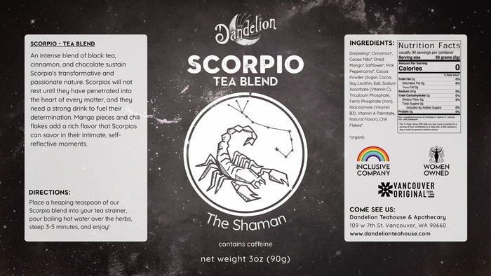 Scorpio Zodiac Tea