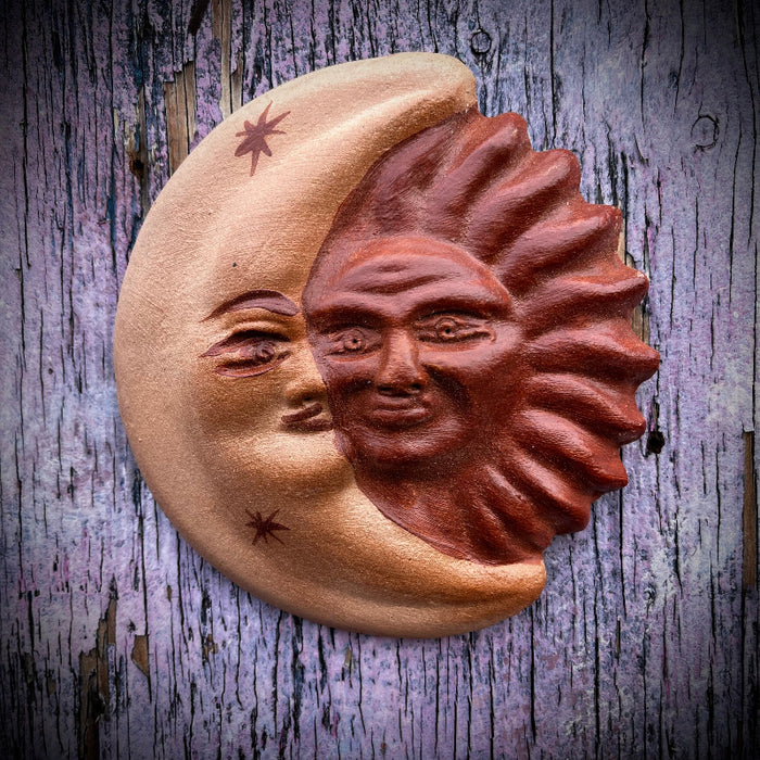 Terra Cotta Sunface Eclipse 5"
