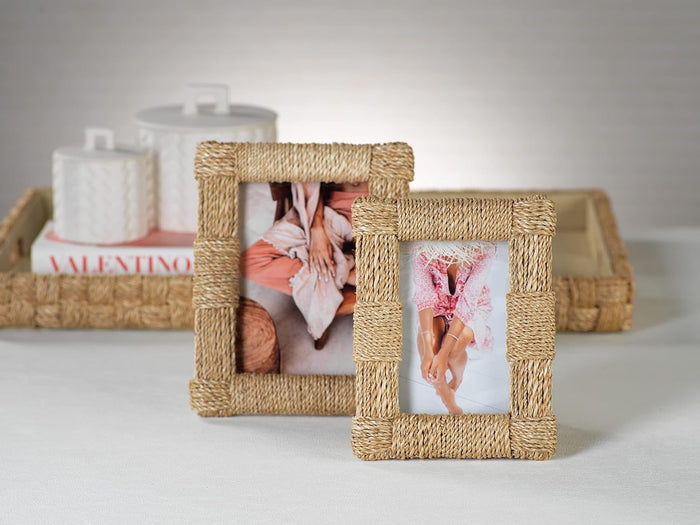 Zodax Abaca Rope Photo Frame Natural 5" x 7"
