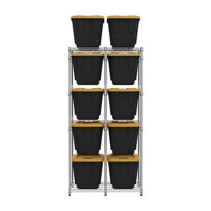 12 Gallon Storage Bin Rack with Bins