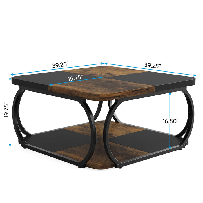 two tier coffee table