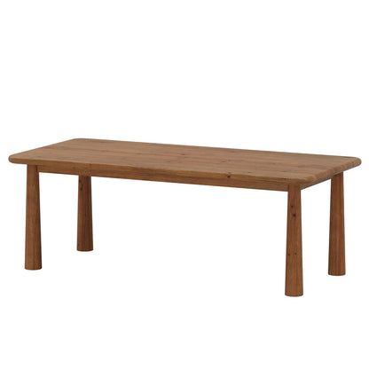 63-Inch Solid Wood Executive Desk with Heavy Duty Legs, Large Office Computer Desk for Home Office