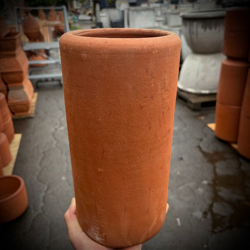 6" x 12" Terra Cotta Cylinder Planter