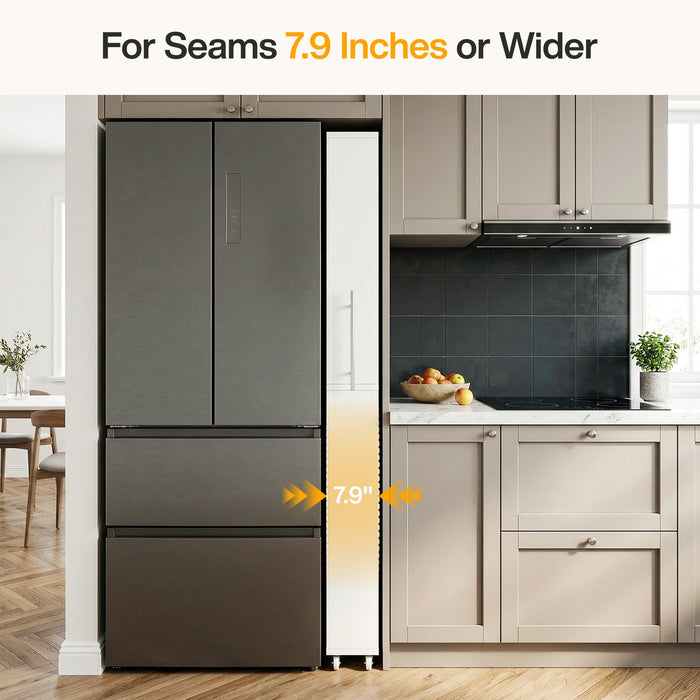 73-Inch 7-Tier Slim Rolling Pantry Cart, Narrow Pull-Out Storage Rack for Kitchen Gaps