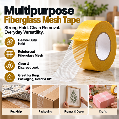 UltraGrip Double-Sided Mounting Tape – Heavy Duty Mesh Adhesive Tape for Home, Office & DIY Projects