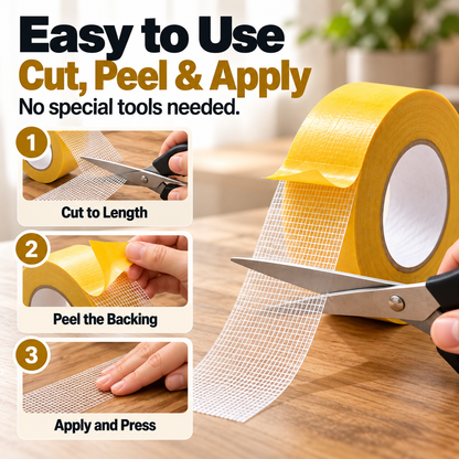 UltraGrip Double-Sided Mounting Tape – Heavy Duty Mesh Adhesive Tape for Home, Office & DIY Projects