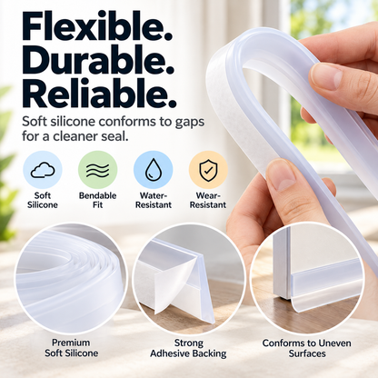 Self-Adhesive Silicone Weather Stripping