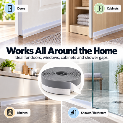 Self-Adhesive Silicone Weather Stripping
