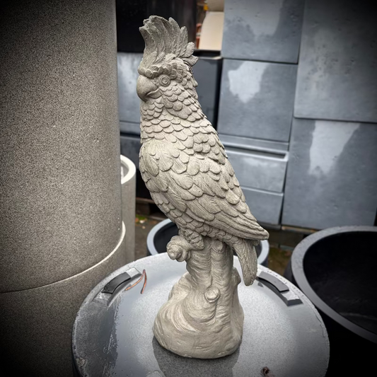 Concrete Cockatoo Statue
