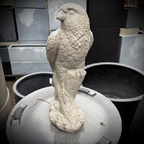 Concrete Hawk Statue