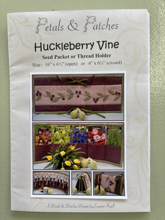 HUCKLEBERRY VINE SEED PACKET OR THREAD ORGANISER