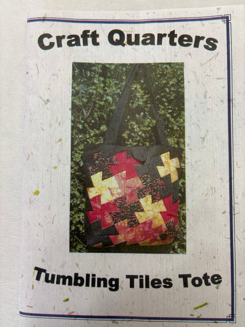 CADD COTTAGE TUMBLING TILES TOTE PATTERN