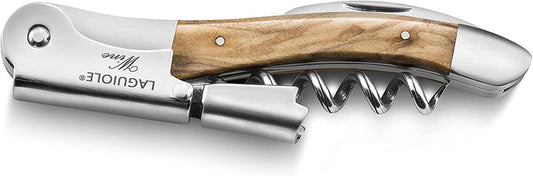 ALAIN-SAINT JOANIS Laguiole Wine Collection Wine Opener Corkscrew with Olivewood Handle