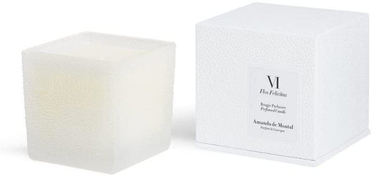 Amanda de Montal Flos Felicitas Candle - Notes of Orange Blossom, Peach & Grape - 7.76 OZ