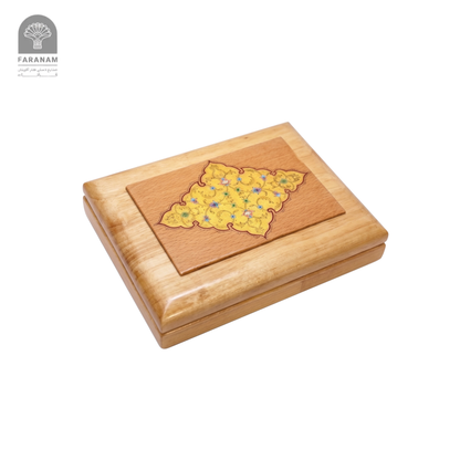 Amber Aroma Box with Inlaid mosaic art
