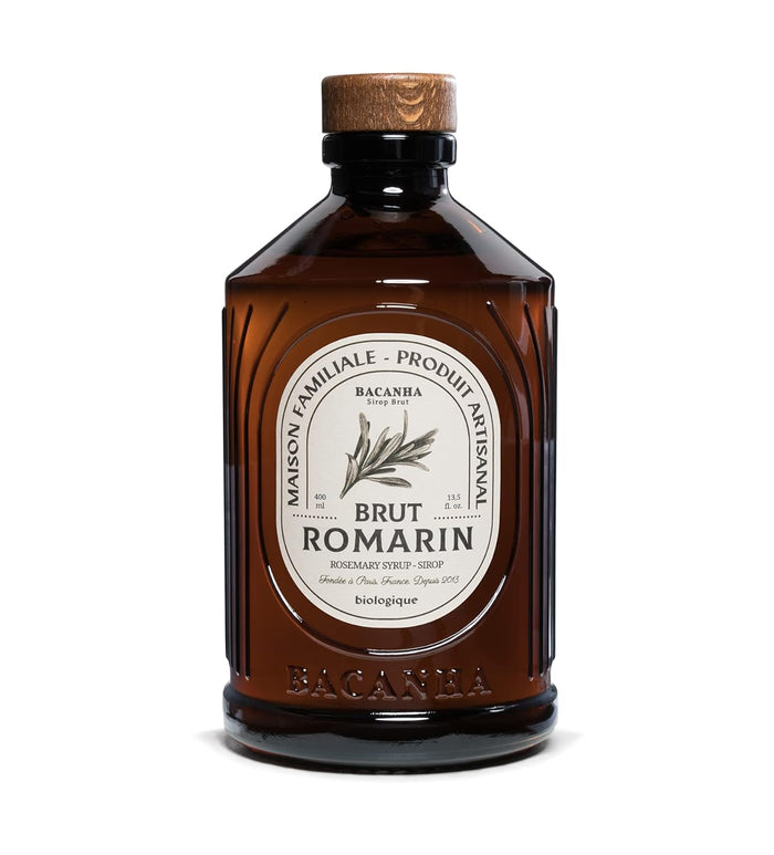 BACANHA - Organic and Raw Syrup - Rosemary Syrup - 400 ml