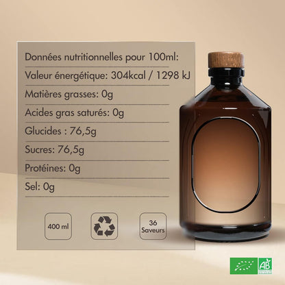 BACANHA - Organic and Raw Syrup - Rosemary Syrup - 400 ml
