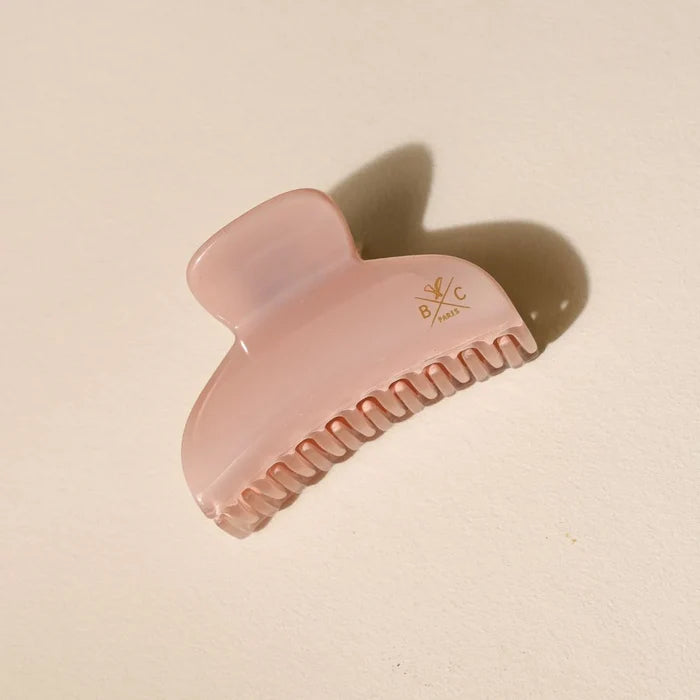Bachca Rose Dragée Claw Clip Small Set of 2 (2.2") – Hair Claw Clip (Soft Rose Pink)