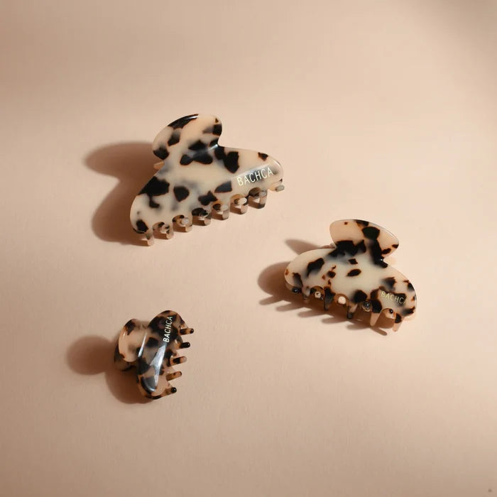 Bachca Tortoiseshell Claw Clip – Strong Hold Cellulose Acetate Hair Clip for Hair Styling (6.5cm)