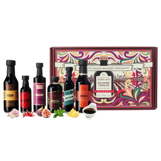 Balsamic Vinegar Gourmet Gift Set of 6 - Premium Made In Italy