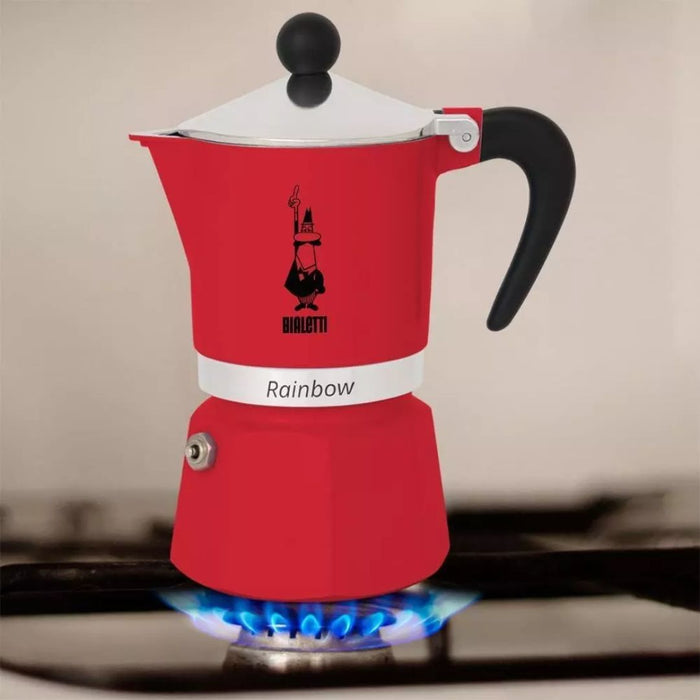 Bialetti Moka Rainbow 3 Cup Coffee Maker