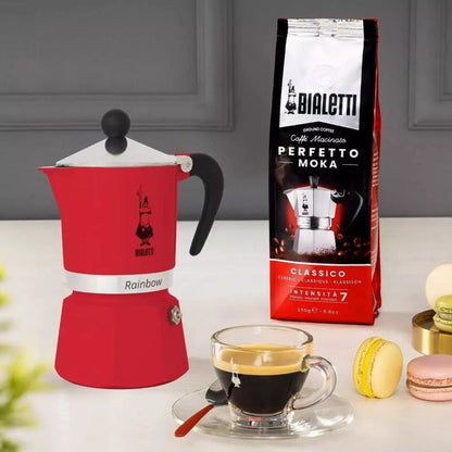 Bialetti Moka Rainbow 3 Cup Coffee Maker