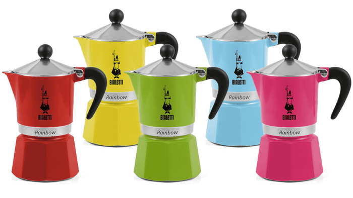 Bialetti Moka Rainbow 3 Cup Coffee Maker