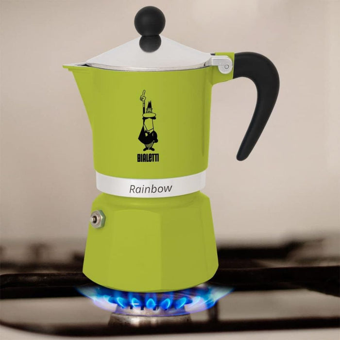 Bialetti Moka Rainbow 6 Cup Coffee Maker