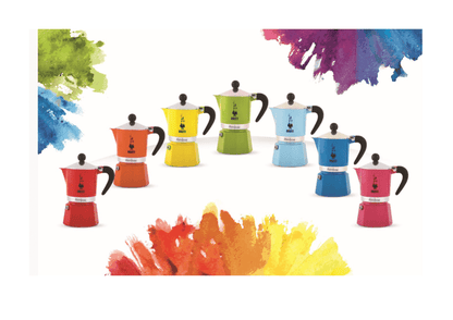 Bialetti Moka Rainbow 6 Cup Coffee Maker