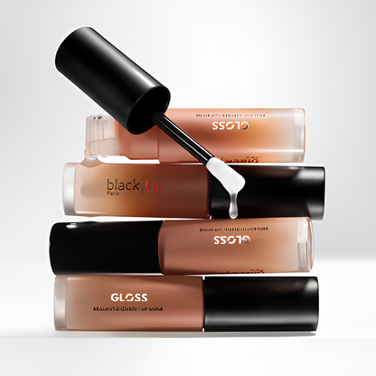 Black Up Lip Gloss Intense Shine Gloss - Clear (NGLOSS01)
