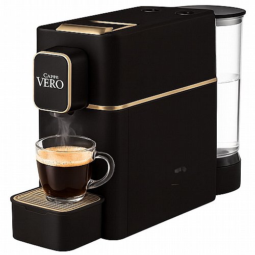 Capsule machine ■■VERO DI LUSSO ■■ Nespresso compatible Black