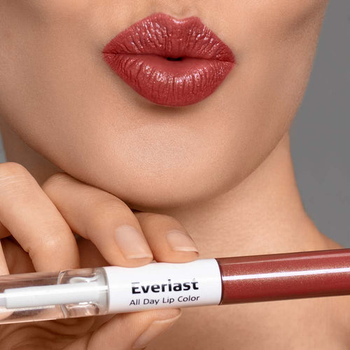 Careline Everlast Lip Color #714 Cherry Brown | Long-Lasting Liquid Lip Color & Gloss