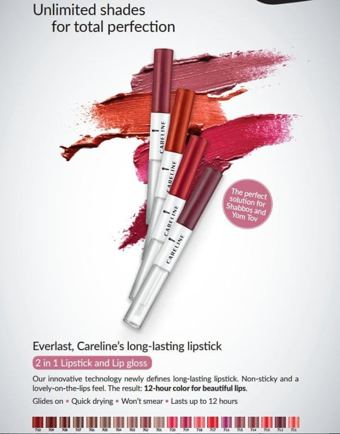 Careline Everlast Lip Color #714 Cherry Brown | Long-Lasting Liquid Lip Color & Gloss