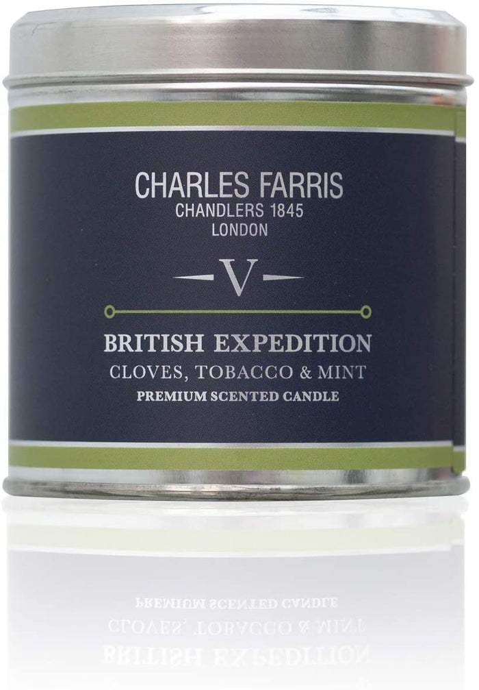 Charles Farris Home scents Candle-Tin-British Expedition