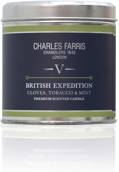 Charles Farris Home scents Candle-Tin-British Expedition
