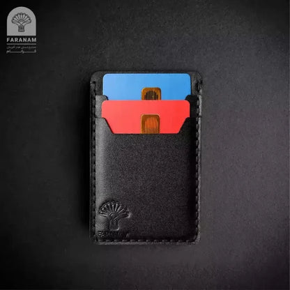 Classic Leather Card Holder, Cowhide leather Faranam