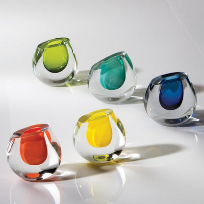 Color Drop Vase from Kutmec. A striking art glass design perfect for contemporary interiors in Kuwait