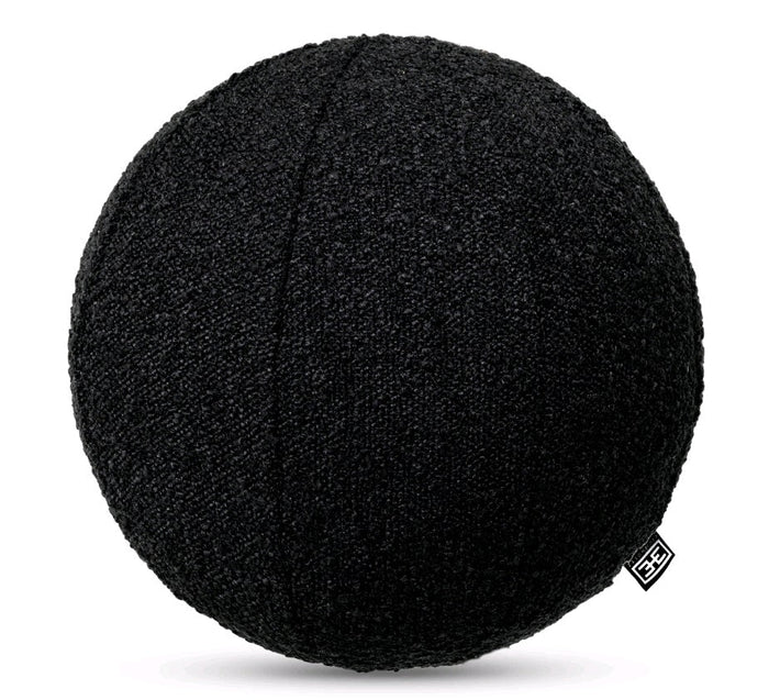 Cushion Palla Boucle Black Sphere Small | Kutmec Kuwait