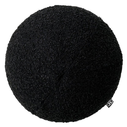 Cushion Palla Boucle Black Sphere Small | Kutmec furniture