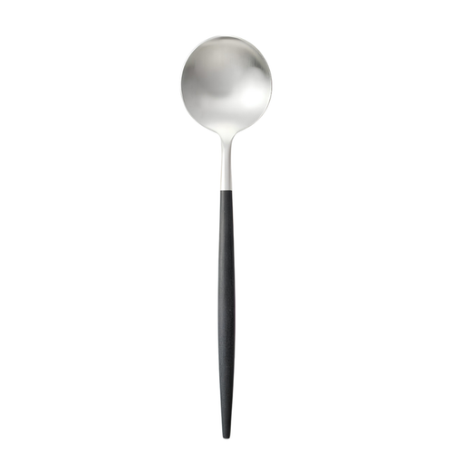 Cutipol GOA Dessert Spoon - Black/Silver (GO.08)