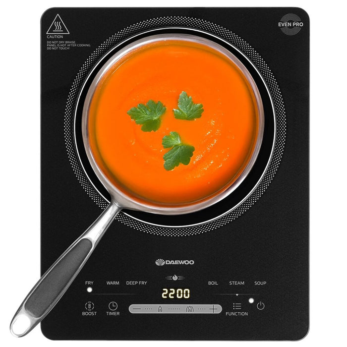 Daewoo 2200W Single Induction Hob - Black | 983753 from Daewoo - DID Electrical