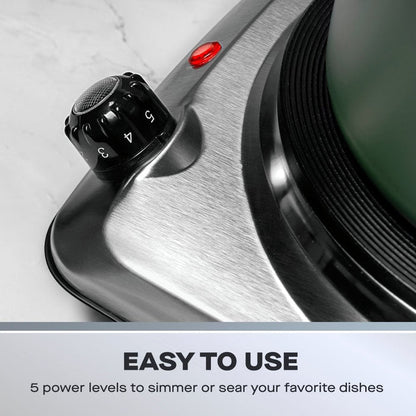 Daewoo Single 1500W Hot Plate Hob - Stainless Steel | 874976 from Daewoo - DID Electrical