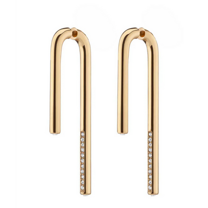 DEMARSON New York - Celeste Linear Drop Earrings