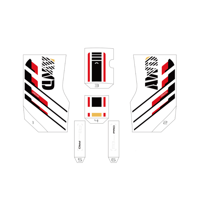 Dreame Decoratieve Stickerset voor A3 AWD Pro Serie (1 set)