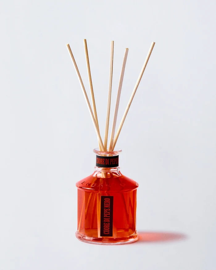 Erbario Toscano Cuore di Pepe Nero (Black Pepper Heart) Spiced Home Fragrance Diffuser 250ml