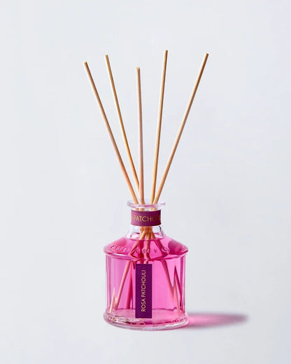 Erbario Toscano Rosa Patchouli (Rose Patchouli) Floral Home Fragrance Reed Diffuser 100ml